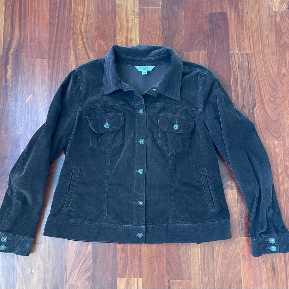 Vintage St. John's Bay Corduroy Botton-Up